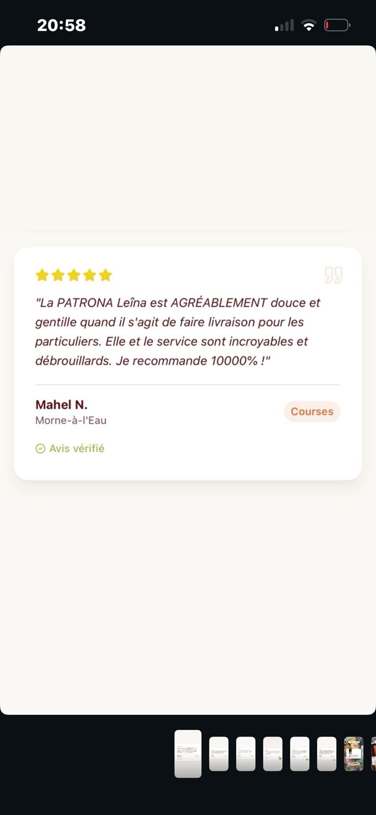 Courses réalisées par ListGuadeloupe