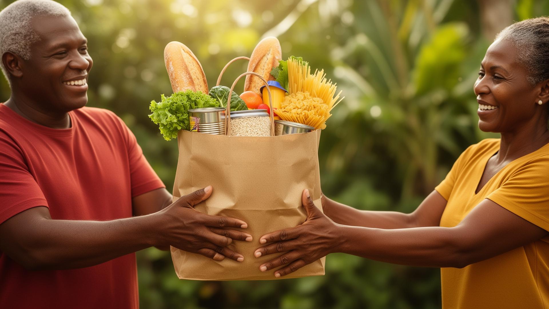Don alimentaire solidaire en Guadeloupe
